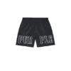 Badshorts med kontur av logotyp