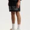 Badshorts med kontur av logotyp