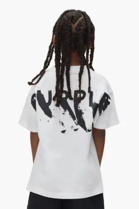 Barn-T-shirt med tryckt logotyp