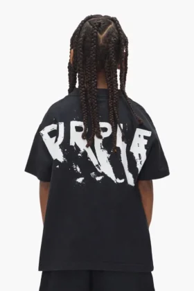 Barn-T-shirt med tryckt logotyp