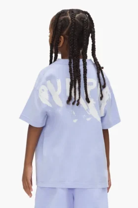 Barn-T-shirt med tryckt logotyp