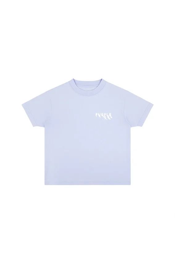 Barn-T-shirt med tryckt logotyp