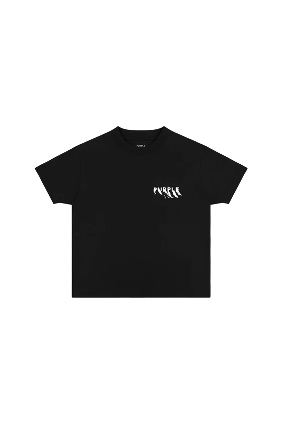 Barn-T-shirt med tryckt logotyp
