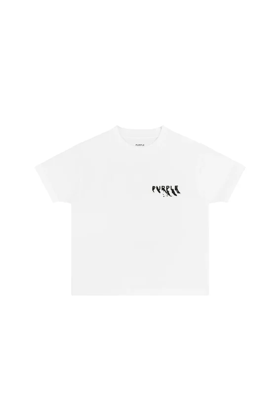 Barn-T-shirt med tryckt logotyp
