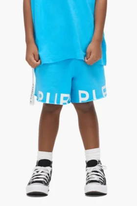 Barnshorts med logotyp