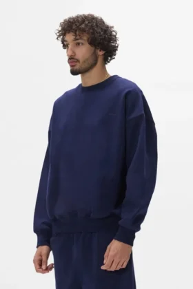 Basic-tröja med rund hals