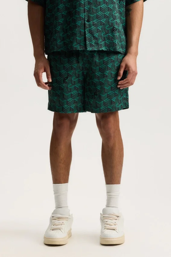 Cube Monogram Shorts
