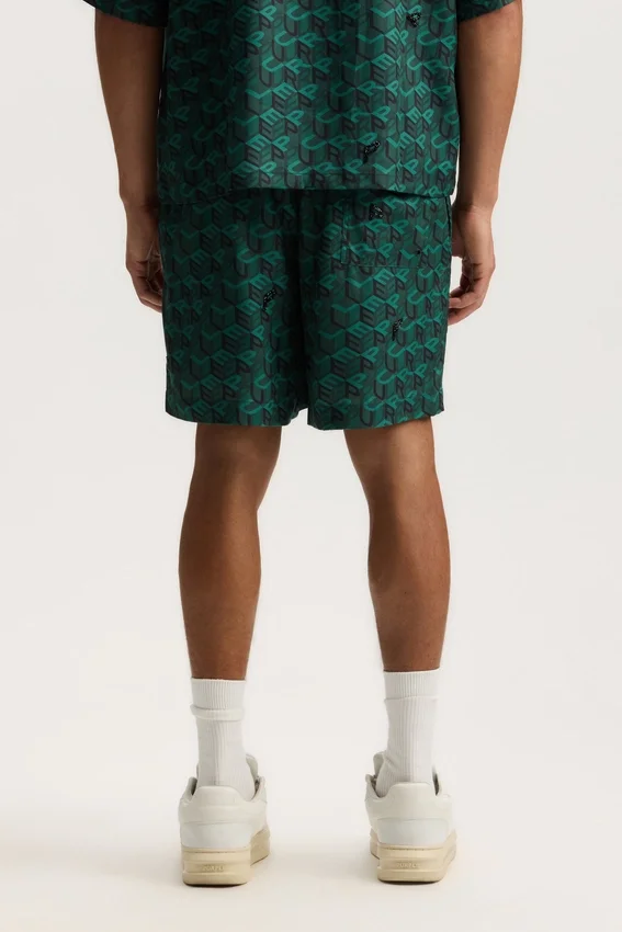 Cube Monogram Shorts