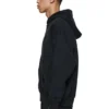 Enkel hoodie med dragkedja