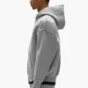 Enkel hoodie med dragkedja