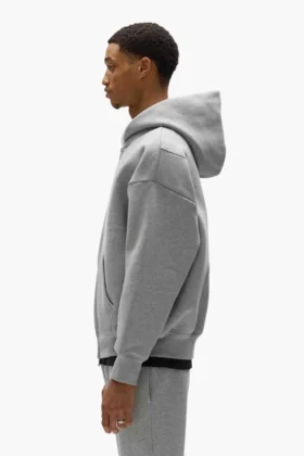 Enkel hoodie med dragkedja