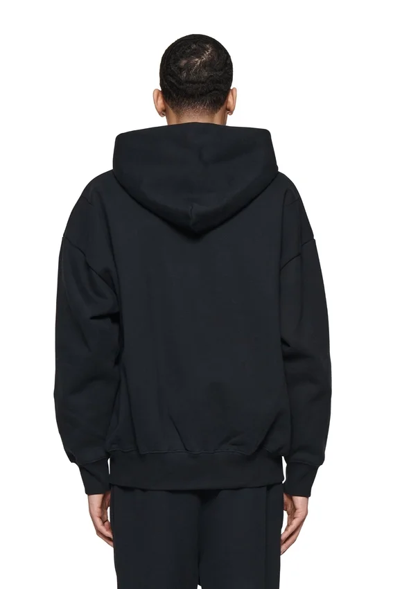 Enkel hoodie med dragkedja