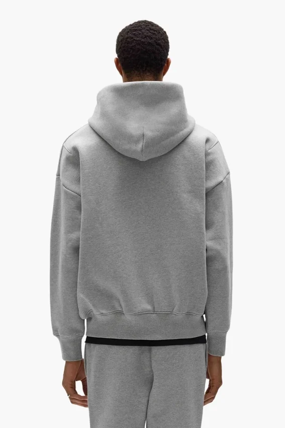 Enkel hoodie med dragkedja