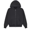 Enkel hoodie med dragkedja