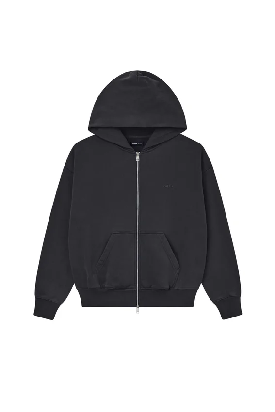 Enkel hoodie med dragkedja