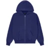 Enkel hoodie med dragkedja