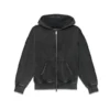 Enkel hoodie med dragkedja
