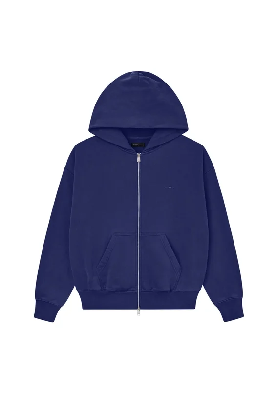 Enkel hoodie med dragkedja