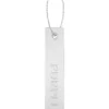 Hängetikett i metall – silver