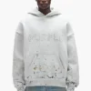 Hoodie med nitar i kamouflage