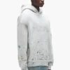 Hoodie med nitar i kamouflage