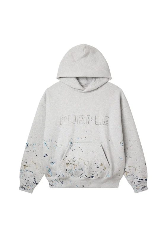 Hoodie med nitar i kamouflage