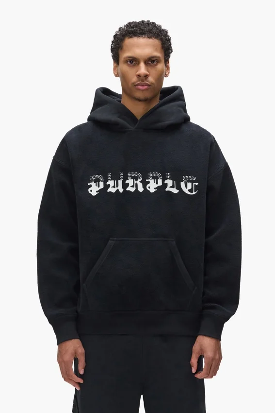 Hoodie med pärldiptyk