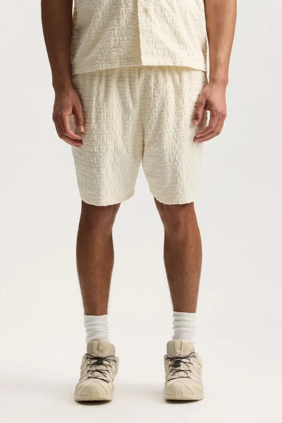 Jacquard-frotteshorts