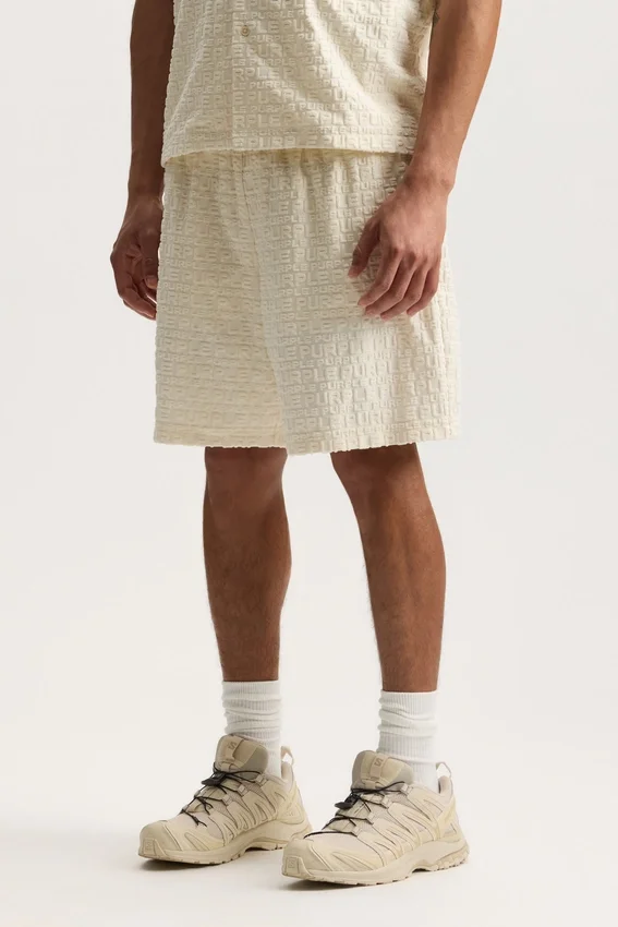 Jacquard-frotteshorts