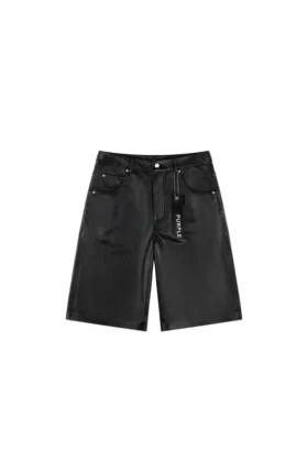 Läder-träningsshorts