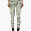 Leggings i nylon med målad kamouflage