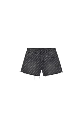 Logo Bling avklippta shorts