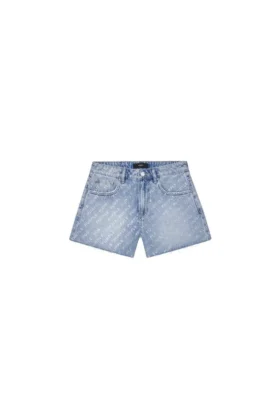 Logo Bling avklippta shorts