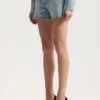 Logo Bling avklippta shorts