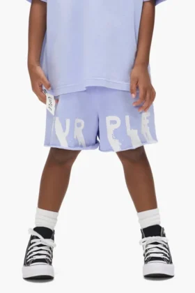 Målade loggshorts för barn
