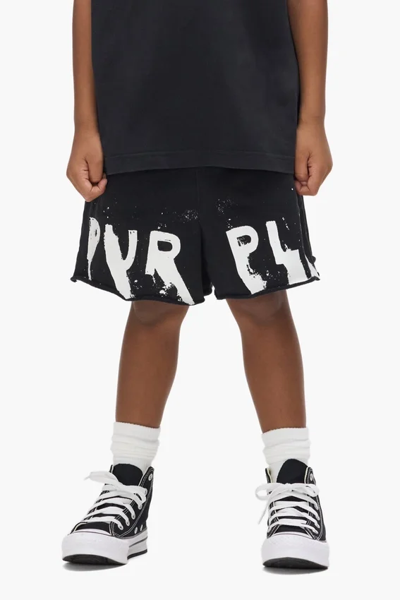 Målade loggshorts för barn