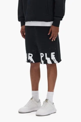 Målade Wordmark-shorts
