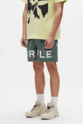 Sequin Camouflage All Around Shorts