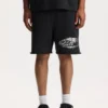 Sequin Script Shorts