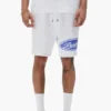 Sequin Script Shorts