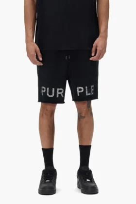 Shorts med kristallordmärke