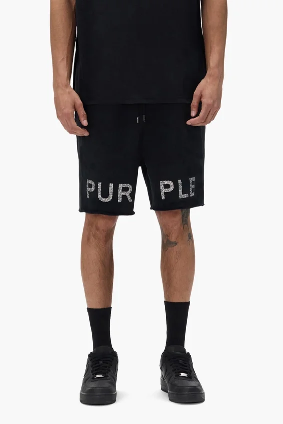 Shorts med kristallordmärke