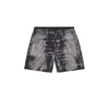 Shorts med slitna kristaller runt om