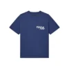 T-shirt med målat logotyptryck