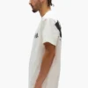 T-shirt med målat logotyptryck