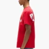 T-shirt med målat logotyptryck