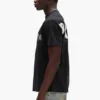T-shirt med målat logotyptryck