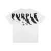 T-shirt med målat logotyptryck