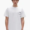 T-shirt med monogram i pärlor