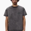 T-shirt med stenciltryckt logotyp